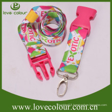 Custom lanyard with safety release buckle new promotional products lanyard